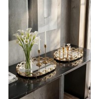 ZEYVE NEW MODEL 2-PIECE OVAL TRAY 20*30-26*36cm